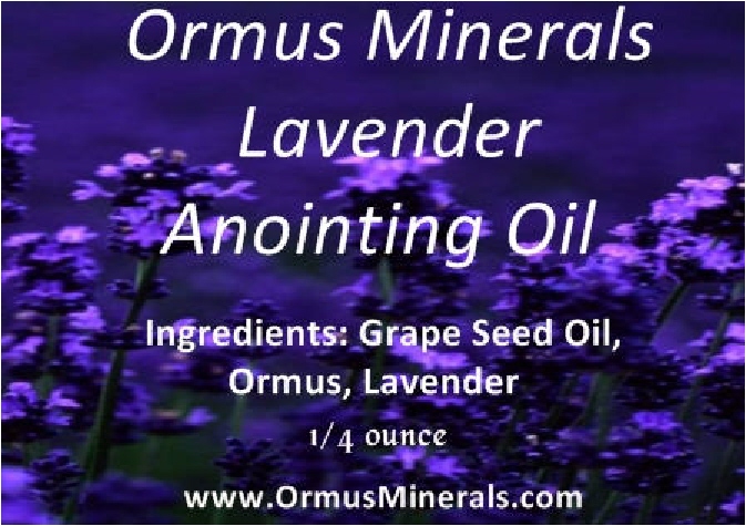 Ormus Minerals Lavender Anointing Oil Ormus Minerals Lavender Anointing Oil